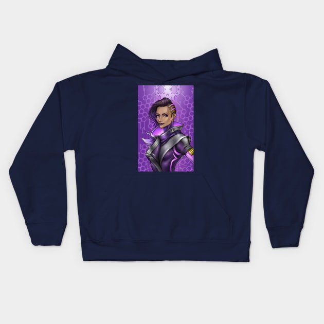 Sombra Kids Hoodie by AdamCRivera